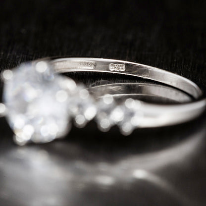 Asymmetrical Twist Ring Set