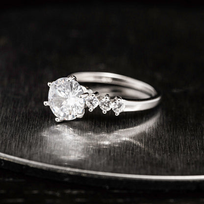 Asymmetrical Twist Ring Set