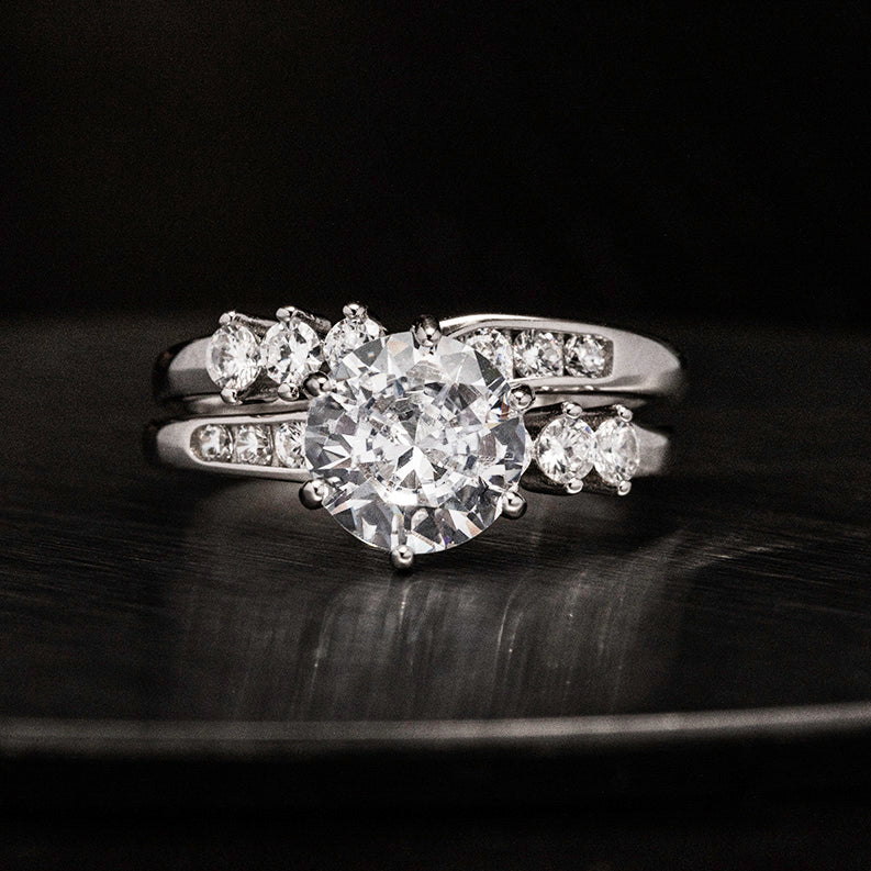 Asymmetrical Twist Ring Set
