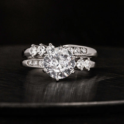 Asymmetrical Twist Ring Set