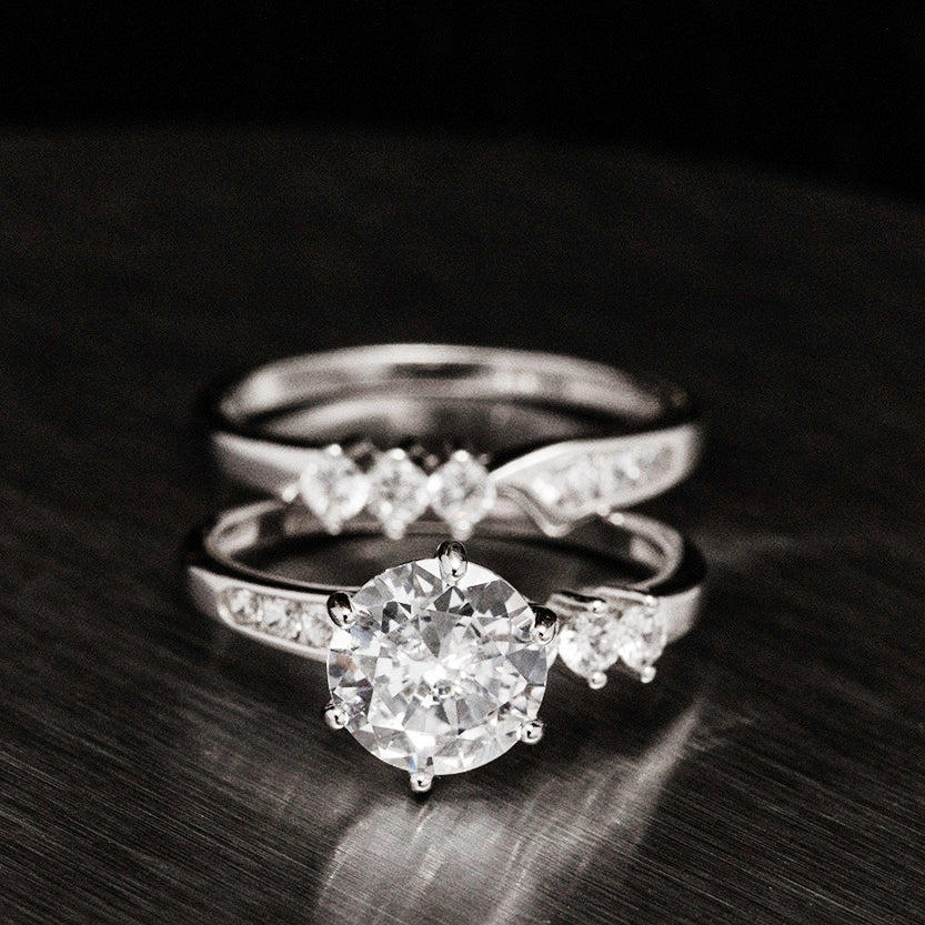 Asymmetrical Twist Ring Set