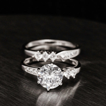 Asymmetrical Twist Ring Set